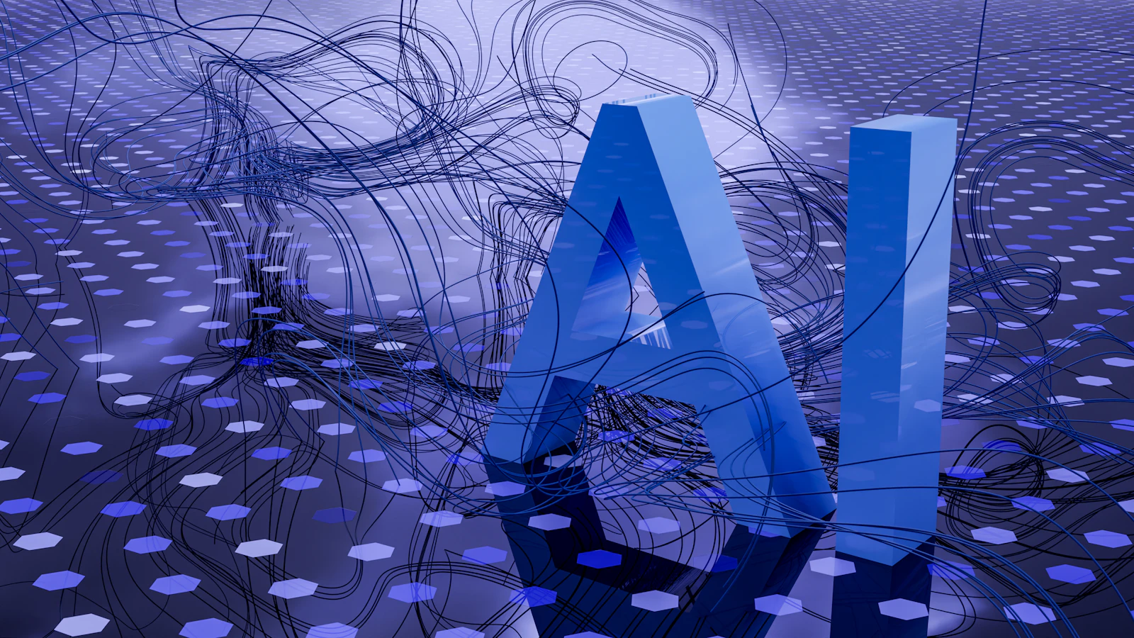 Écran affichant une interface d'intelligence artificielle