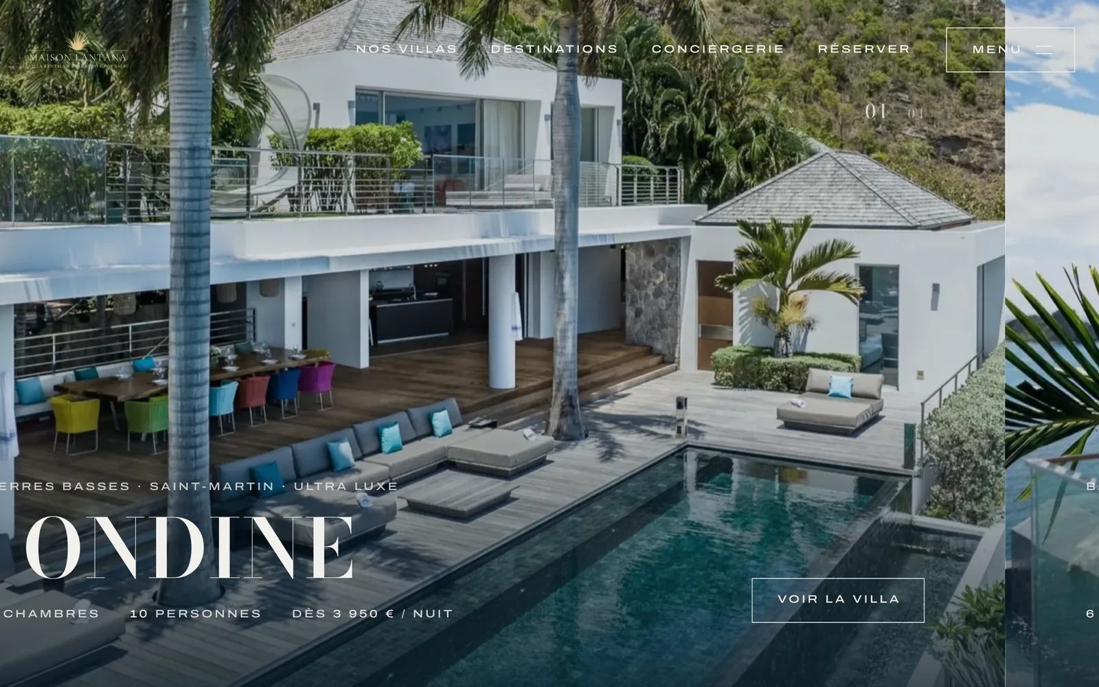 Maison Lantana, la collection, sur ordinateur